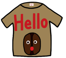 Coffee beans Boy sticker #8414153