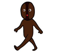 Coffee beans Boy sticker #8414159