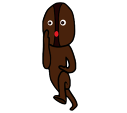 Coffee beans Boy sticker #8414162