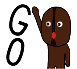 Coffee beans Boy sticker #8414163