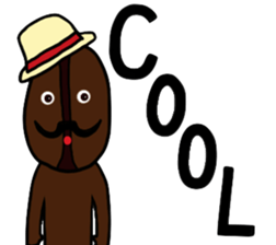 Coffee beans Boy sticker #8414164