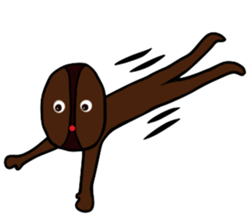 Coffee beans Boy sticker #8414165