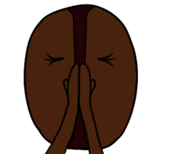 Coffee beans Boy sticker #8414173