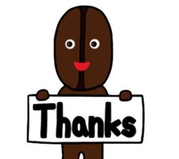 Coffee beans Boy sticker #8414174