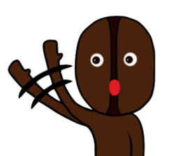 Coffee beans Boy sticker #8414175