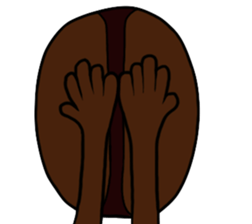 Coffee beans Boy sticker #8414176