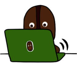 Coffee beans Boy sticker #8414177