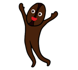 Coffee beans Boy sticker #8414178