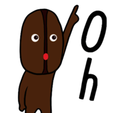Coffee beans Boy sticker #8414180