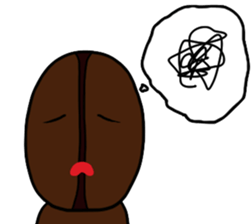 Coffee beans Boy sticker #8414182