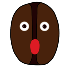 Coffee beans Boy sticker #8414183