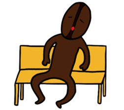 Coffee beans Boy sticker #8414184