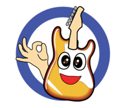 Guitary and his friends (Daily) sticker #8414232