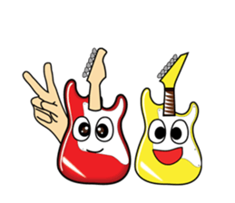Guitary and his friends (Daily) sticker #8414238