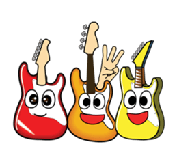 Guitary and his friends (Daily) sticker #8414239