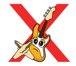 Guitary and his friends (Daily) sticker #8414243