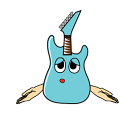 Guitary and his friends (Daily) sticker #8414245