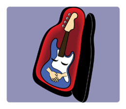 Guitary and his friends (Daily) sticker #8414247