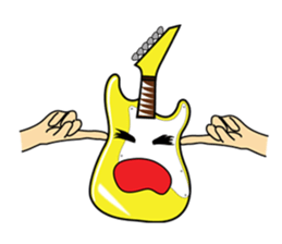 Guitary and his friends (Daily) sticker #8414254