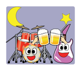 Guitary and his friends (Daily) sticker #8414257