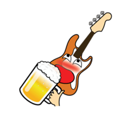 Guitary and his friends (Daily) sticker #8414258