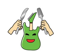 Guitary and his friends (Daily) sticker #8414259