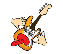 Guitary and his friends (Daily) sticker #8414260