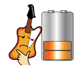 Guitary and his friends (Daily) sticker #8414264