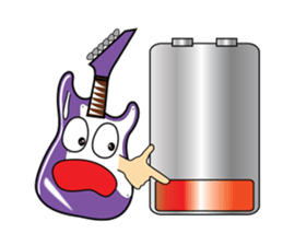 Guitary and his friends (Daily) sticker #8414265