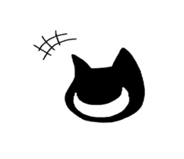 black catman sticker #8415142