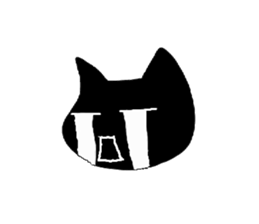 black catman sticker #8415144