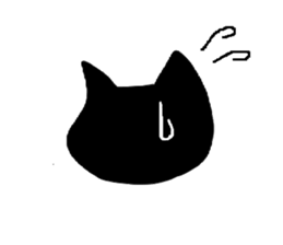 black catman sticker #8415145