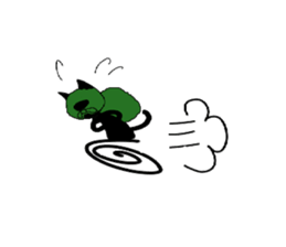 black catman sticker #8415149