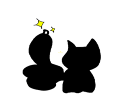 black catman sticker #8415152