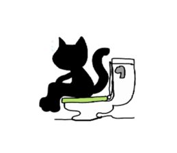 black catman sticker #8415174