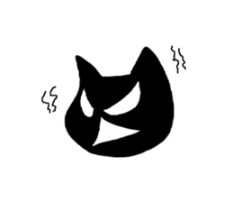 black catman sticker #8415179