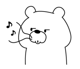 KUMARUN of a bear sticker #8415231