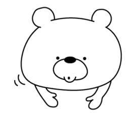 KUMARUN of a bear sticker #8415234