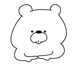 KUMARUN of a bear sticker #8415236