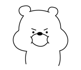KUMARUN of a bear sticker #8415246