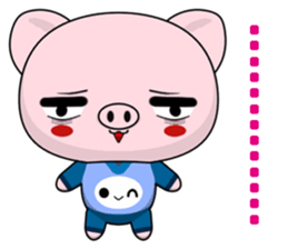 Pig Guagua  (Happy days) sticker #8415360