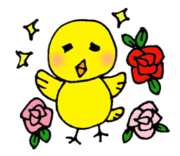 Carefree yellow bird sticker #8415959