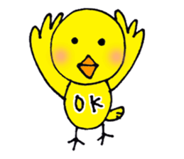 Carefree yellow bird sticker #8415969