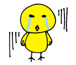 Carefree yellow bird sticker #8415973