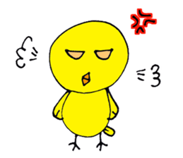 Carefree yellow bird sticker #8415995