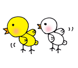 Carefree yellow bird sticker #8416015