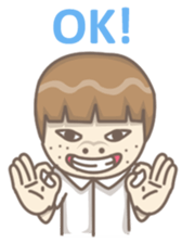 Happy Ugly Boy sticker #8416062