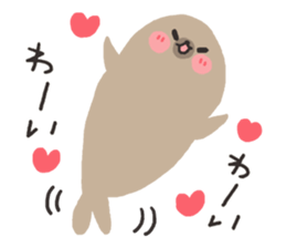 Sticker of the seal sticker #8416143