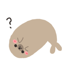 Sticker of the seal sticker #8416151