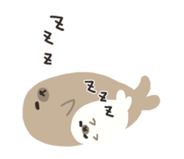 Sticker of the seal sticker #8416152